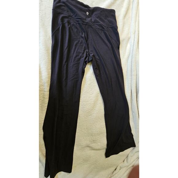 Lululemon Groove Pant Flare Super High-Rise *Nulu Black Women's size 14 Yoga - Picture 2 of 8